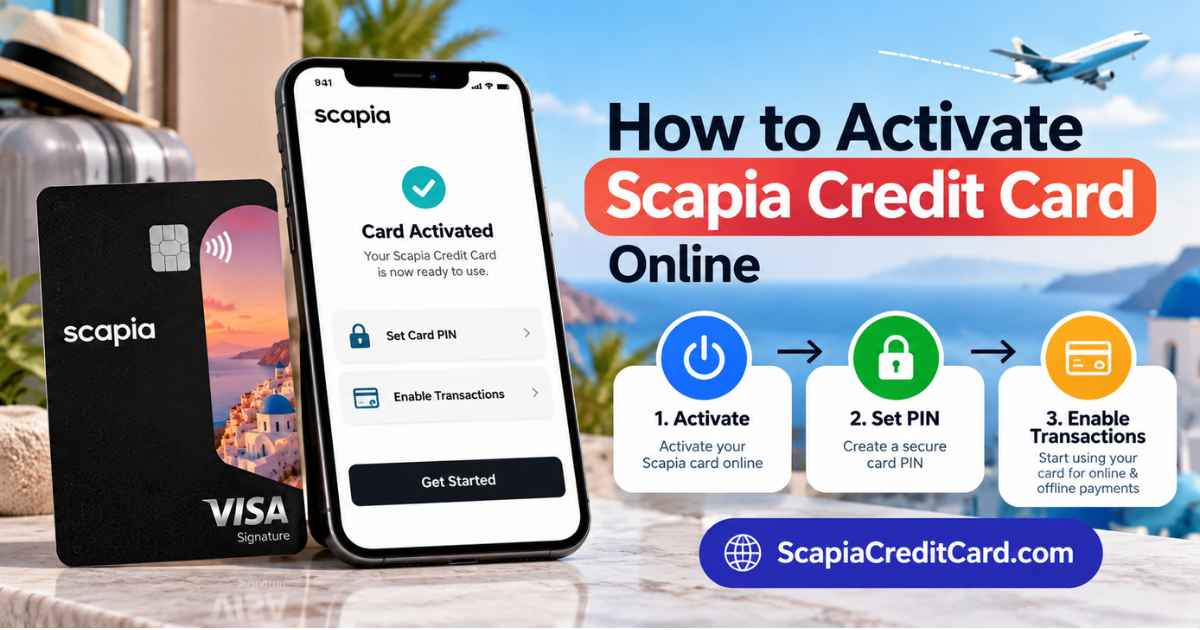How to activate Scapia Credit Card online and set card PIN