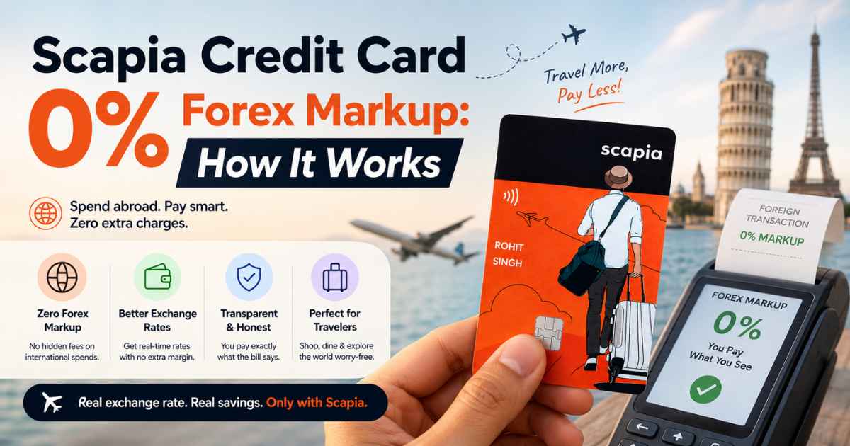 Scapia Credit Card 0% Forex Markup: How It Works