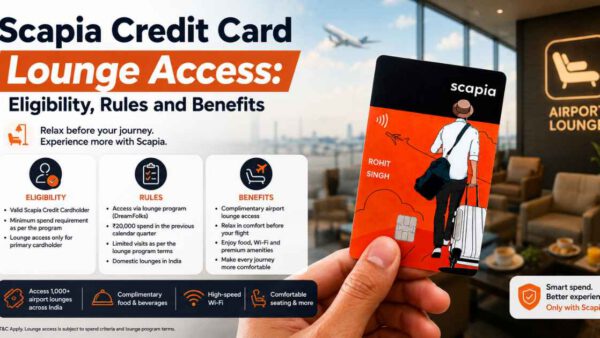 Scapia Credit Card Lounge Access: Eligibility, Rules and Benefits