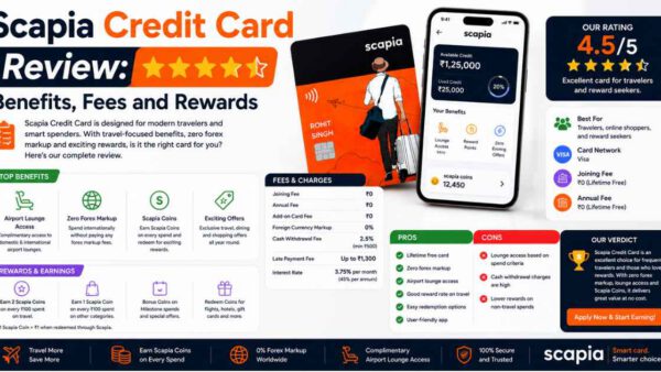 Scapia Credit Card Review: Benefits, Fees, Rewards and Limitations