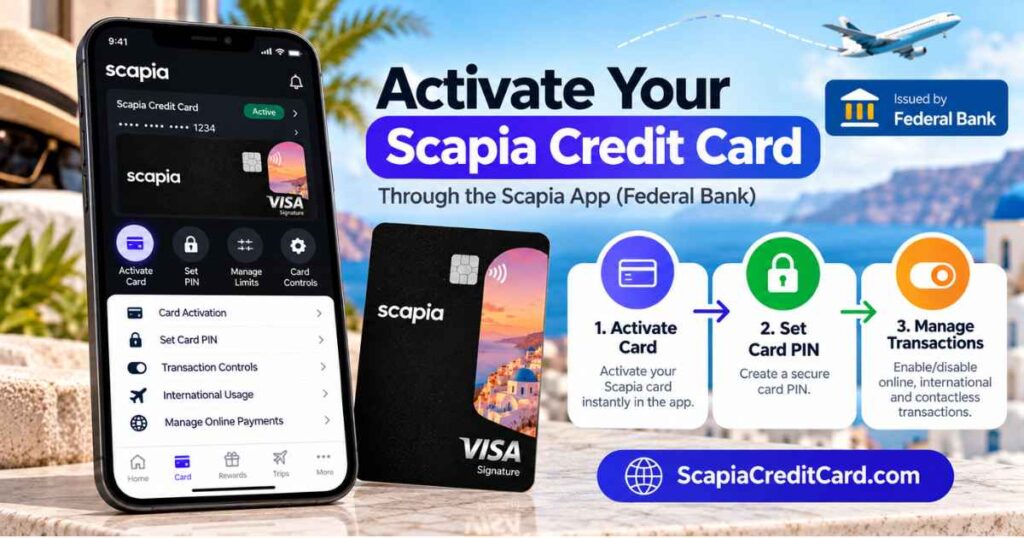 Scapia Credit Card activation through the Scapia app